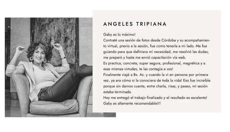 Testimonio de Ángeles Tripiana